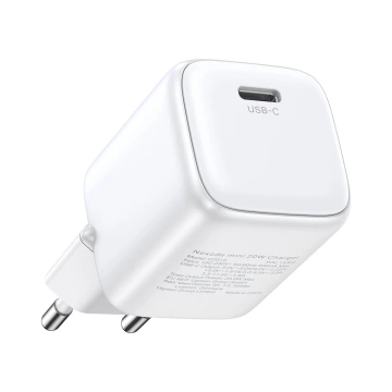 Ugreen Nexode mini GaN 20W sieťová nabíjačka USB-C PD 3.0 / QC 4.0 – biela