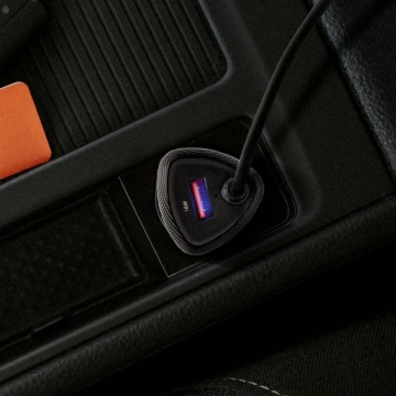 Автомобільний зарядний пристрій Forcell Carbon 38 Вт USB-C USB QC 3.0 PD кабель 1,5 м