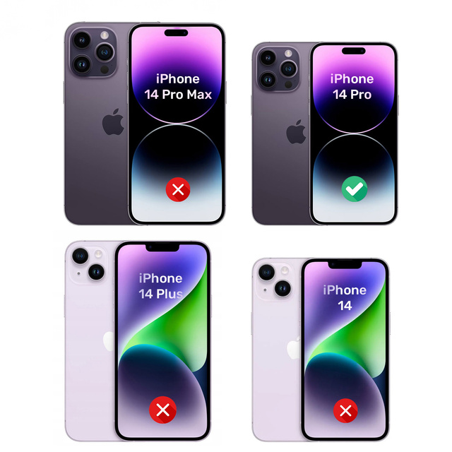 Hülle für iPhone 14 Pro, wasserdicht, gepanzert, 360-Grad-Hülle, Hybrid-Kameraobjektivschutz, IP68, wasserdicht, Schwarz