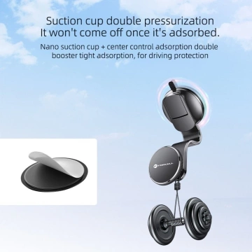 Car Charger Holder MagFlex Magnetic MagSafe Black