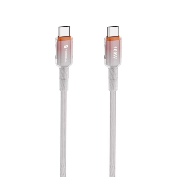 Kabel USB-C – USB-C 100W Forcell F-Energy Gradient 1 m C357 biały