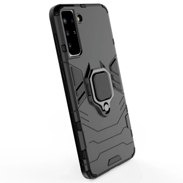 Ring Armor armored hybrid case cover with magnetic holder for Samsung Galaxy S22 (S22 Plus) black