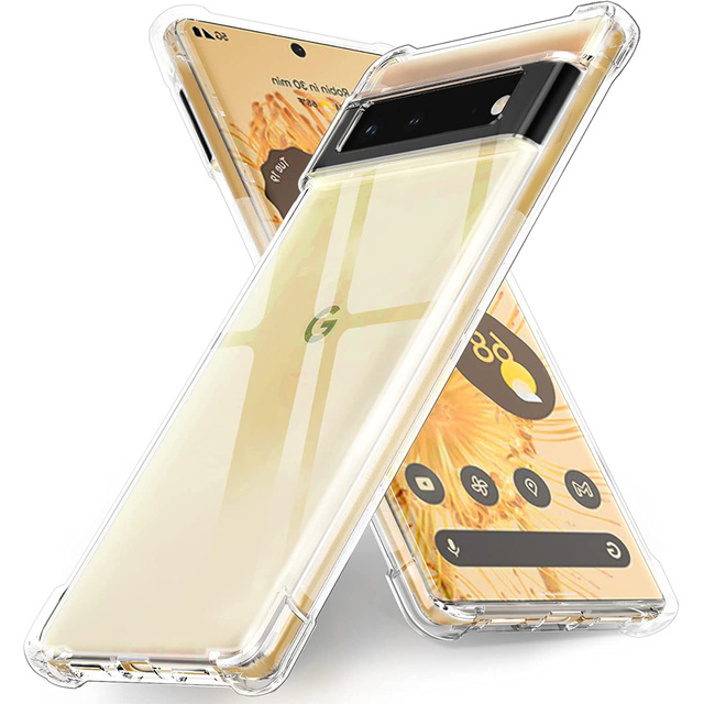 Silikonové pouzdro ShockProof Alogy pro Google Pixel 6 Transparent