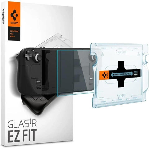 Spigen Glas.tr "EZ Fit" Tempered Glass for Steam Deck Clear
