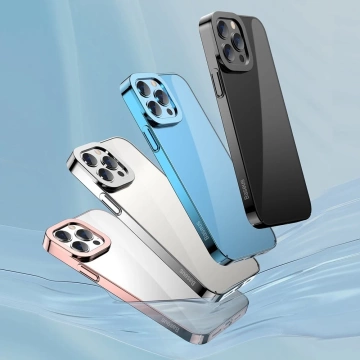 Baseus Glitter Case Clear Cover für iPhone 13 Pro Max silber (ARMC000512)