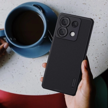 Nillkin Super Frosted Shield Pro Hülle für Xiaomi Redmi Note 13 Pro 5G / Poco X6 5G – Schwarz