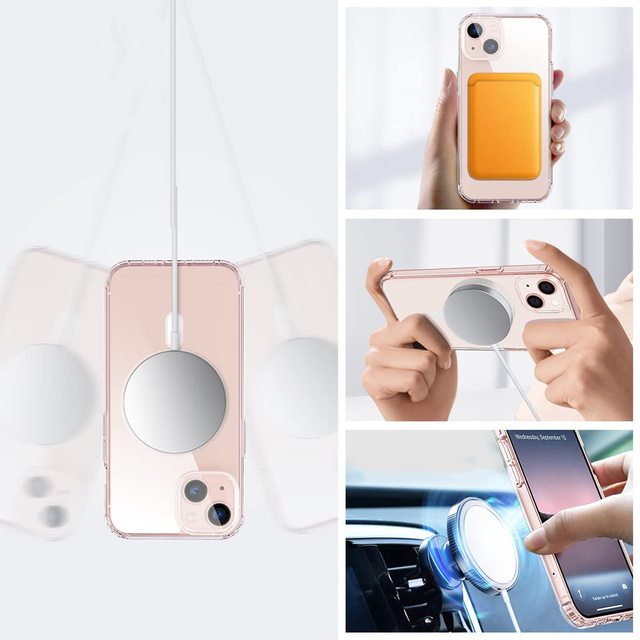 Gepanzerte Hülle für MagCase 3mk für Apple iPhone 13 Transparent