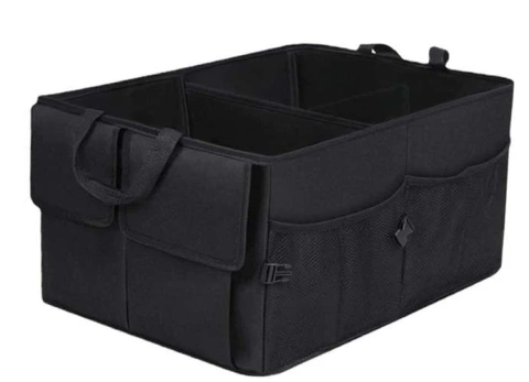 Car trunk organizer capacious travel bag for the car