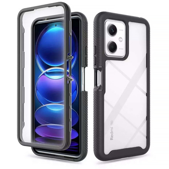 Etui pancerne Alogy Defense360 Pro Screen Protector для Xiaomi Redmi Note 12 5G / Poco X5 чорний
