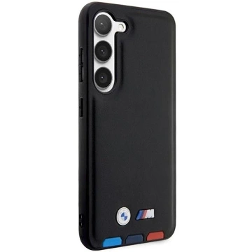 Puzdro BBMW pre Samsung Galaxy S23 Plus Leather Stamp Tricolor black