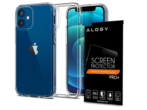 Spigen Ultra Hybrid Case for Apple iPhone 12 Mini 5.4 Crystal Clear Glass Alogy