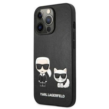 Etui Karl Lagerfeld KLHCP13XPCUSKCBK na iPhone 13 Pro Max 6,7" pevné puzdro Ikonik Karl