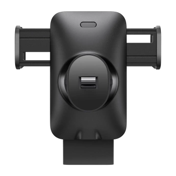 Baseus Wisdom Car Holder for a car phone with a QI inductive charger for a grille Black