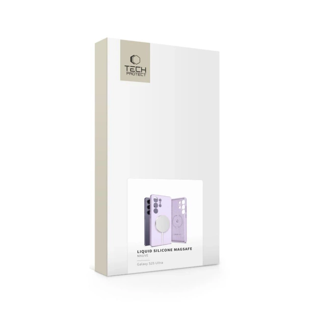 Etui do Samsung Galaxy S25 Ultra Tech-Protect Liquid Silicone MagSafe Mauve
