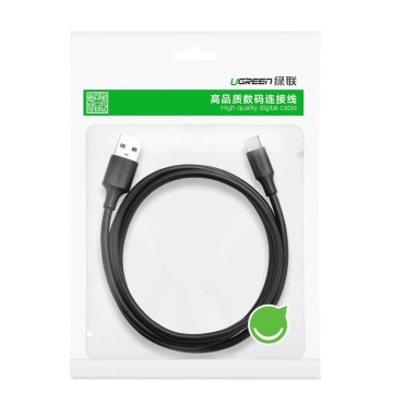 Кабель Ugreen USB - USB Type C 480 Мбіт/с 3 A 1,5 м чорний (US287 60117)