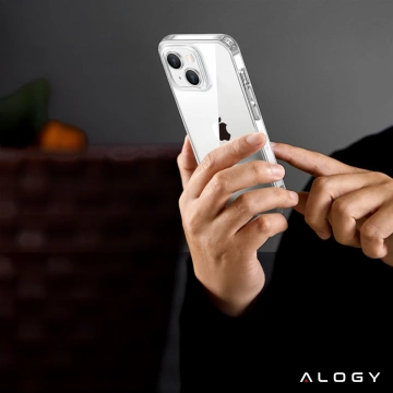 Броньований чохол Alogy Hybrid Case with camera cover для Apple iPhone 13 Transparent