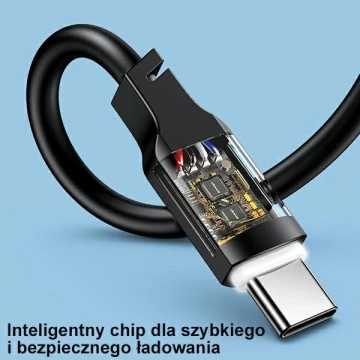 USMAS USB-C auf USB-C PD Schnellladekabel 1,2 m lila