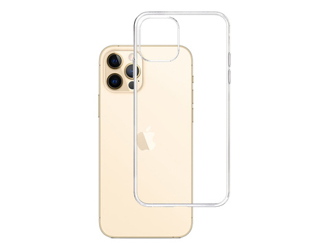 3mk Clear Case TPU silikónové ochranné puzdro pre Apple iPhone 13 Pro