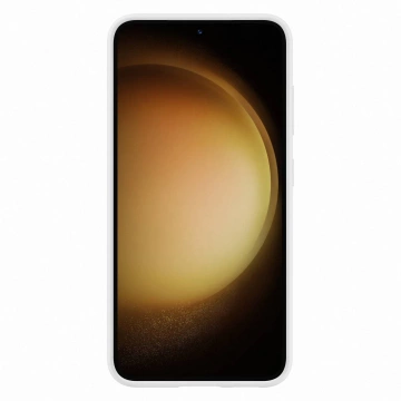 Silikonový kryt Samsung Grip pro Samsung Galaxy S23 s páskem na zápěstí bílý (EF-GS911TWEGWW)