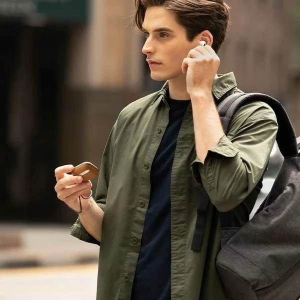 UNIQ Terra Kopfhörer-Schutzhülle für AirPods Pro 2nd Gen. Echtes Leder braun/toffee braun