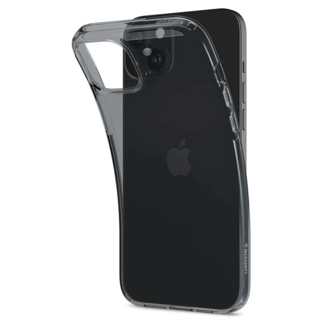 Etui Spigen Crystal Flex do Apple iPhone 15 - szaro-przezroczyste