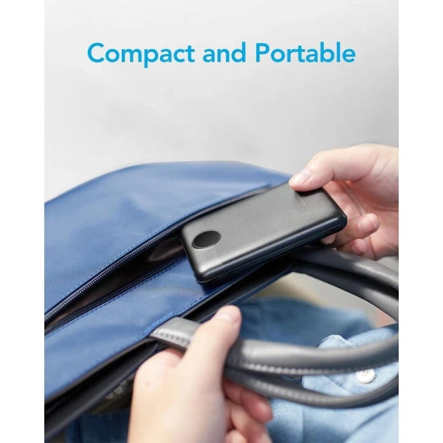 Powerbanka Externí baterie (POWER BANK) VEGER S11 - 10 000mAh LCD Quick Charge PD 22,5W černá (W1140)