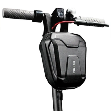 Сумка для самоката WILDMAN TS9 2.5L Чорна сумка на кермо PU EVA