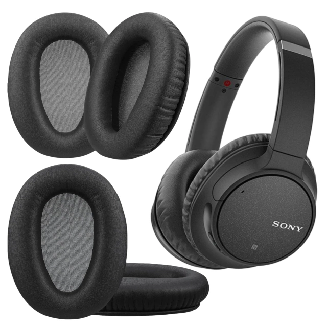 Náhradné náušníky 2x pre slúchadlá SONY WH-CH700N MDR-ZX770BN ZX, čierne