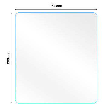 2x Hydrophobic Nano Film Window Sticker Mirror Rain Waterproof for Car Car Bathroom 15x20cm