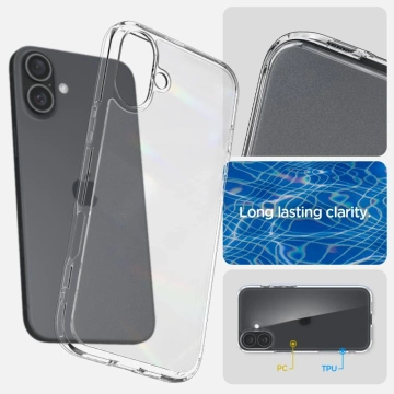 Etui Spigen Ultra Hybrid s Apple iPhone 16 Frost Clear
