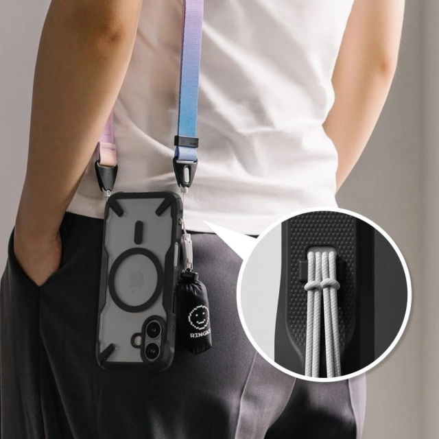 Etui Ringke Fusion x Magnetic Magsafedo iPhone 16 Black