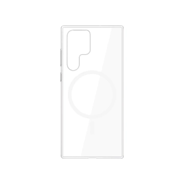 Ochranné puzdro pre Samsung Galaxy S23 Ultra 3mk Clear MagCase