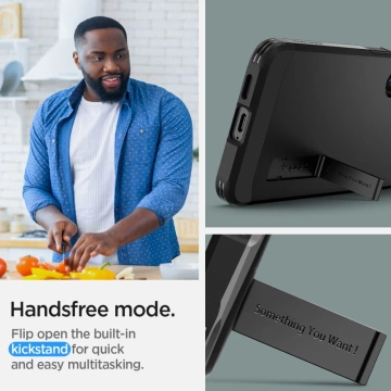 Etui Spigen Tough Armor für Samsung Galaxy S24 Plus Schwarz