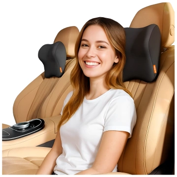 Poduszka do Samochodu pod Głowę Kark Szyję DR.MEDIC NeckRest™ Ergonomiczna poduszka na fotel zagłówek krzesło do biura auta dla kierowcy pasażera