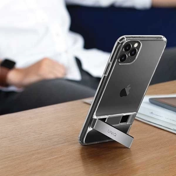 Puzdro UNIQ Convertible iPhone 11 Pro šedá / dymová šedá