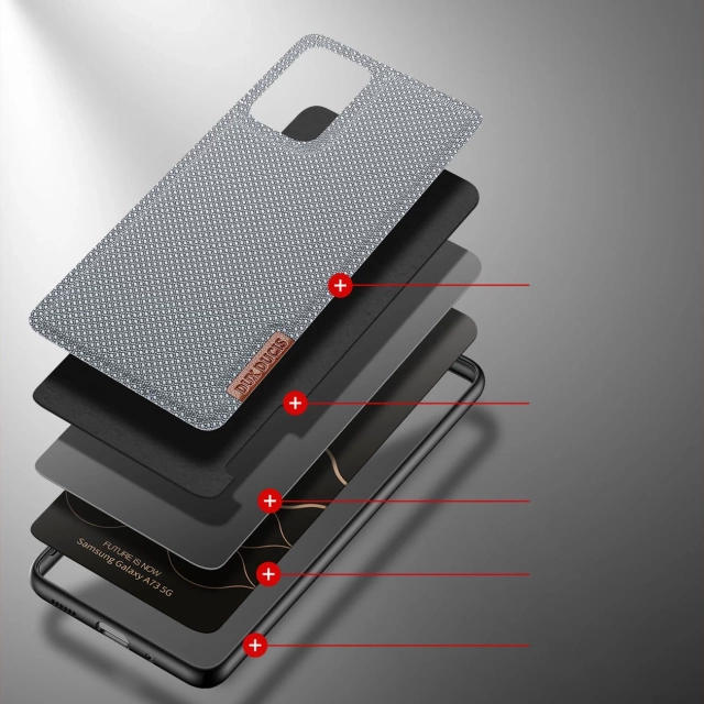 Чохол Dux Ducis Fino з нейлону для Samsung Galaxy A73 синій