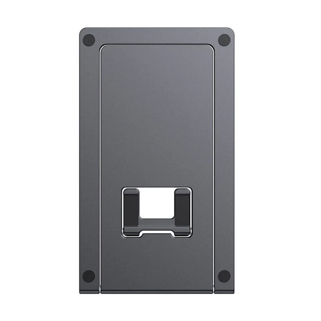 Standfuß Baseus Metall Telefon-/Tablethalter (grau)