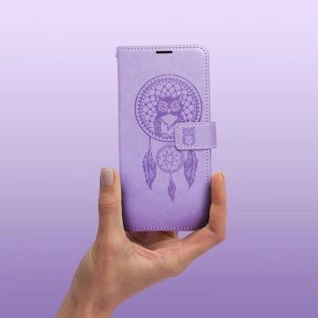 Кобура-книжка MEZZO для iPhone 15 Pro Ловець снів фіолетовий