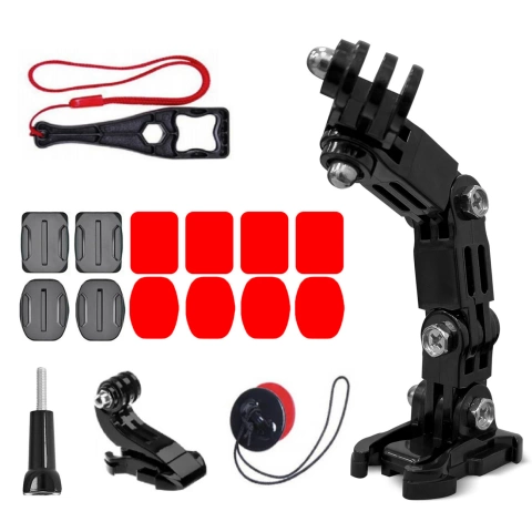 GoPro zestaw akcesoriów montażowych na kask do kamer sportowych GoPro, DJI, Insta360, SJCam, Eken (GoPro Cycling Helmet Chin Holder)