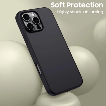 Etui do iPhone 16 Pro Max Tech-Protect Silicone MagSafe Matte Black