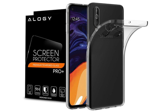 Priehľadné silikónové puzdro na sklo Samsung Galaxy A60 / M40 Alogy