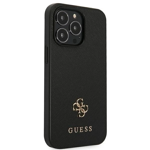 Etui Guess GUHCP13LPS4MK für iPhone 13 Pro / 13 6,1" Hardcase Saffiano 4G Small Metal Logo