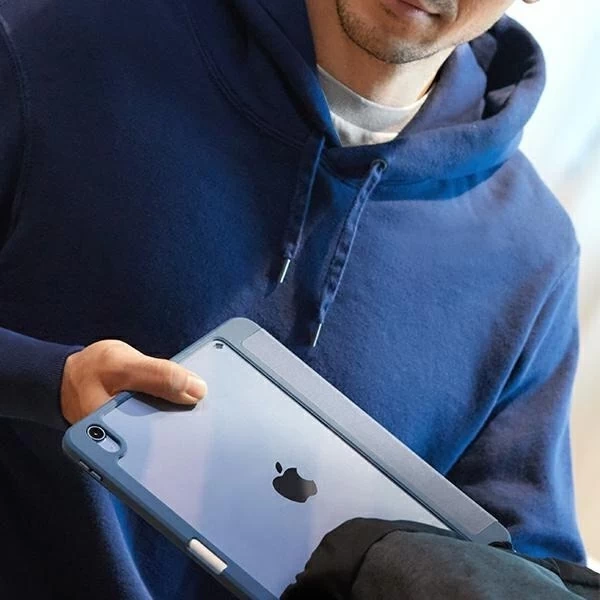 UNIQ etui Moven iPad Air 10.9 (2022/2020) Antimikrobiální niebieski/carpi blue