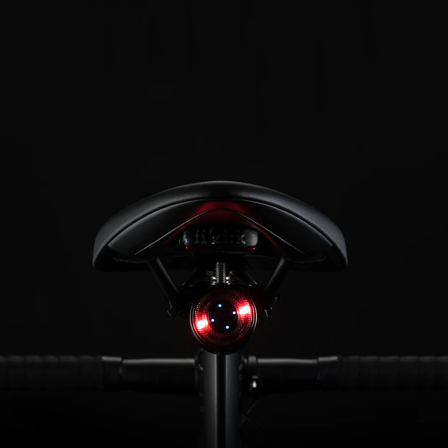 Rear bicycle light waterproof RockBros Q1 7x color LED USB under the saddle lighting rear light