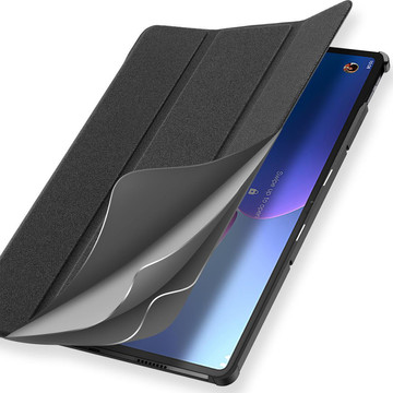 Alogy Book Cover Case for Lenovo Tab P12 Pro 12.6" TB-Q706F, TB-Q706L Black Glass