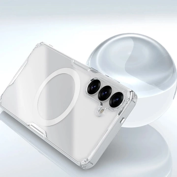 Чохол для Samsung Galaxy S25 Nillkin Nature TPU MagSafe Білий