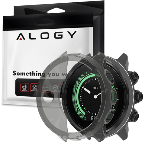Alogické silikónové puzdro pre Suunto 9 Peak 43 mm Black