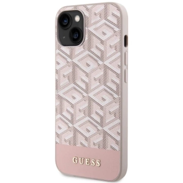 Жорсткий чохол Etui Guess GUHMP14SHGCFSEP для iPhone 14 6,1" GCube Stripes MagSafe