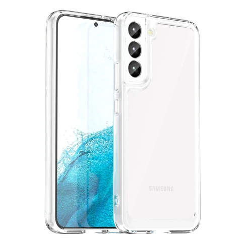 Ochranné pouzdro na telefon Outer Space Case pro kryt Samsung Galaxy S23 Plus s flexibilním rámečkem průhledné