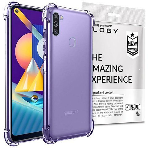 Pancierové puzdro ShockProof Alogy pre Samsung Galaxy M11 / A11 priehľadné